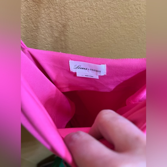 Lovers & Friends Mara dress sz small in pink. NWOT. Pristine condition - Picture 7 of 9